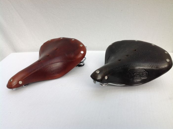 Selle velo cuir française