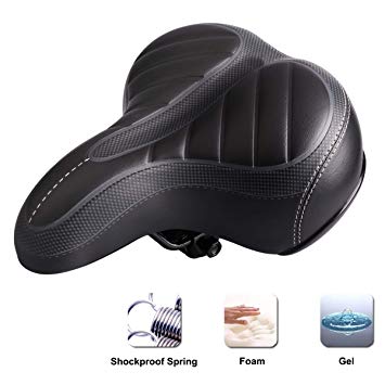 Selle de velo avec ressort