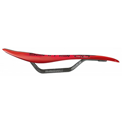 Selle velo route rouge