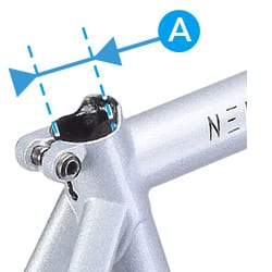 Tube de selle velo route