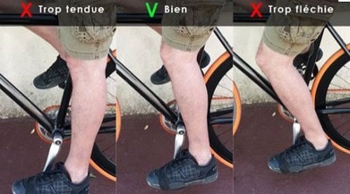 Selle velo trop haute