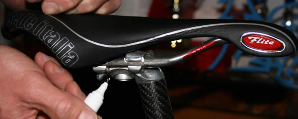 Reglage d'une selle velo route