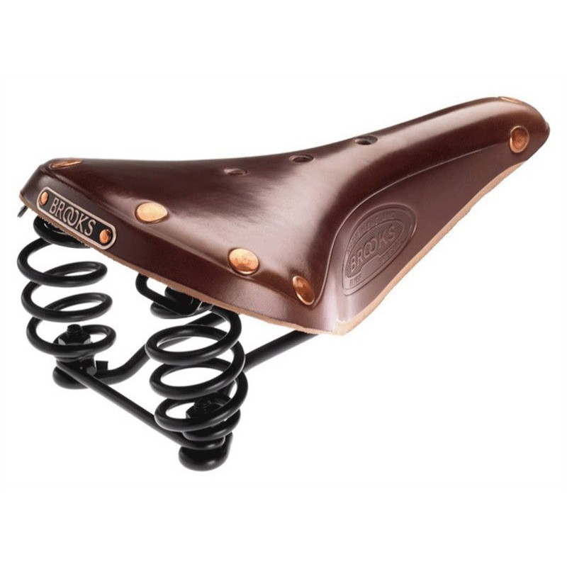 Selle cuir ressort