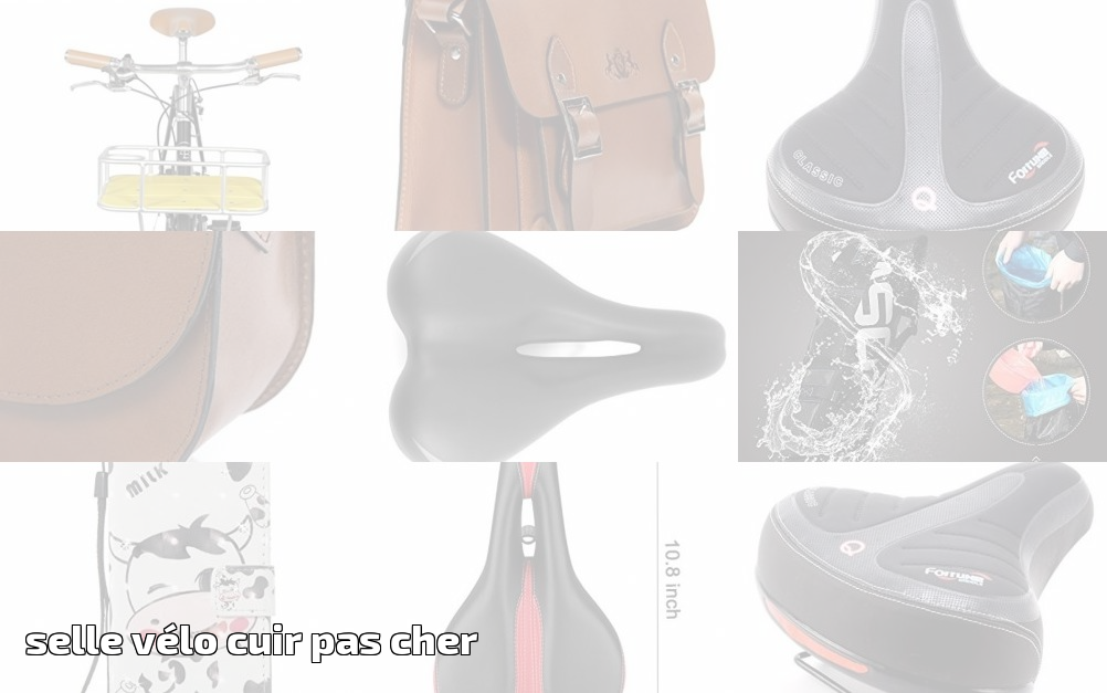 Selle cuir pas cher