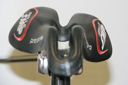 Selle vélo évidée