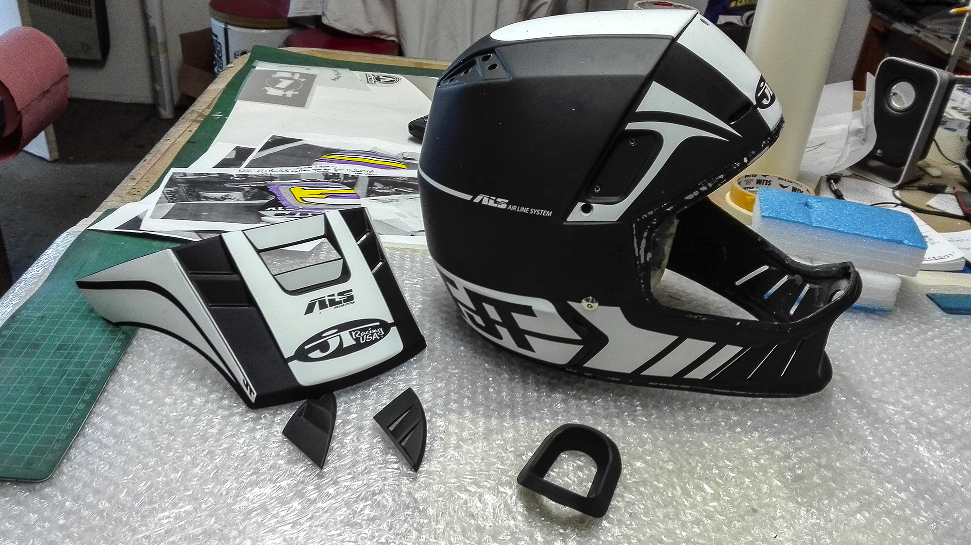 Peindre un casque de velo