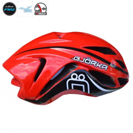 Casque de velo rouge