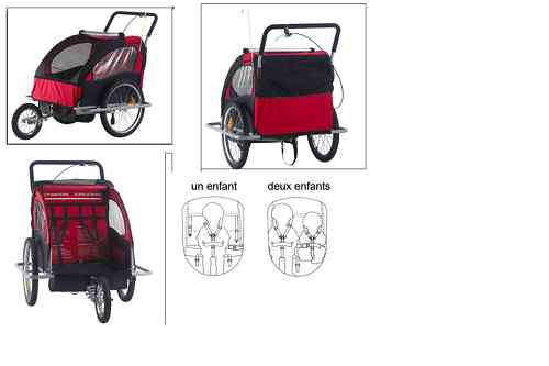 Remorque velo enfant occasion