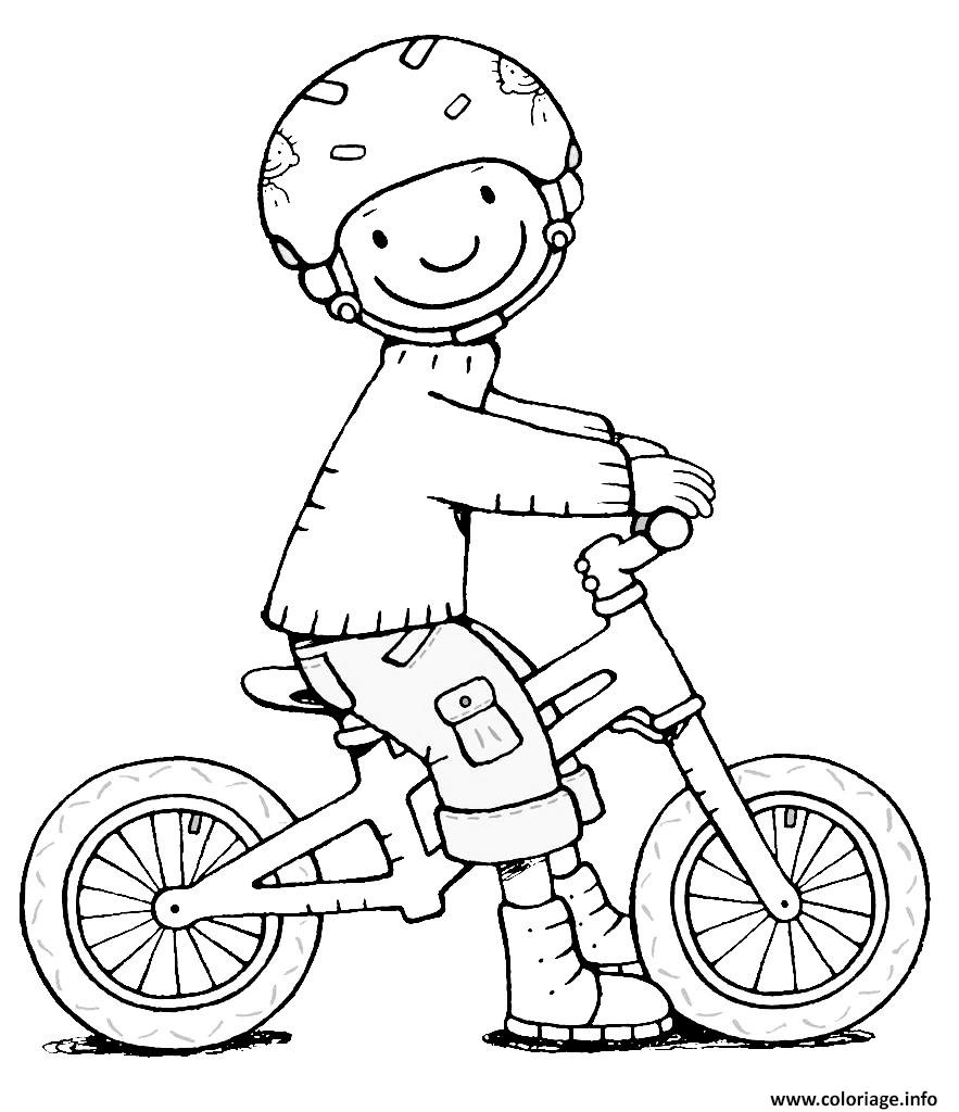 Casque velo dessin
