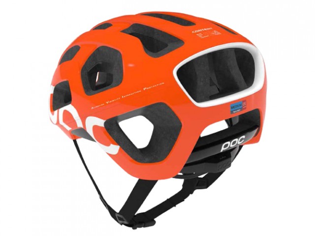 Casque vélo orange