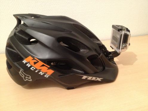 Fixation gopro casque vélo