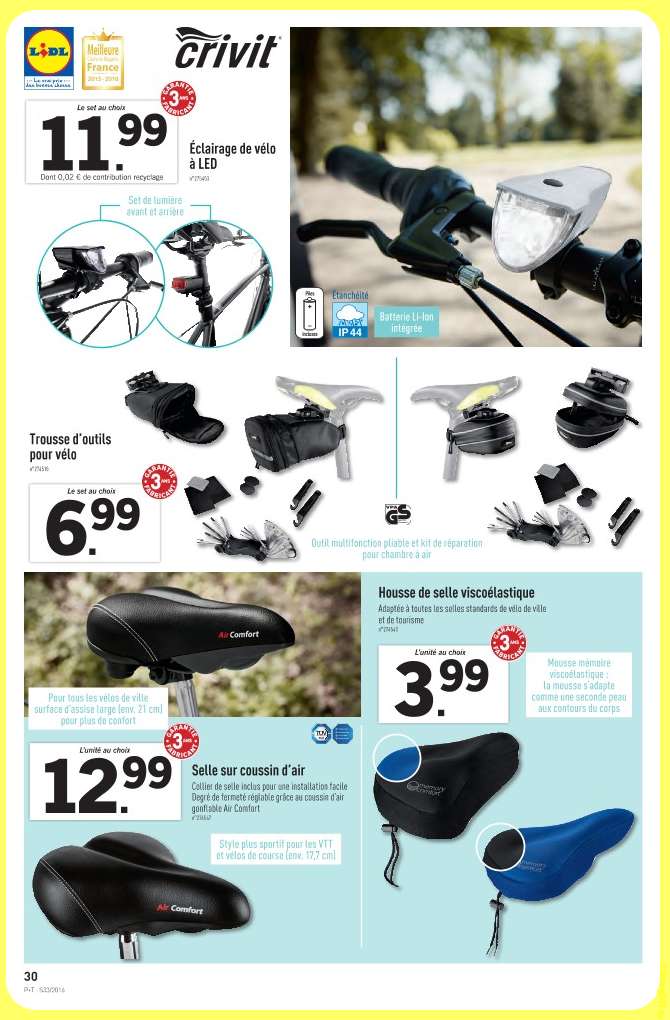 Casque velo lidl 2016