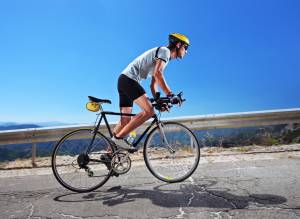 Velo appartement en danseuse