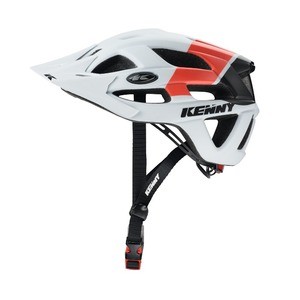 Casque velo rouge et blanc
