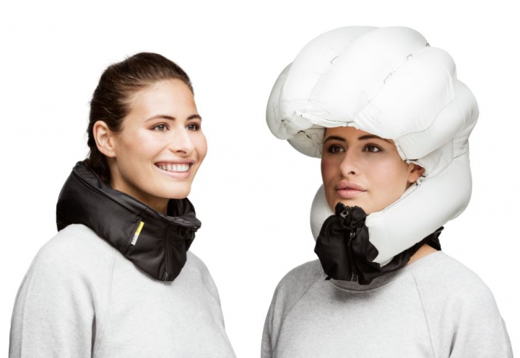 Video casque velo airbag
