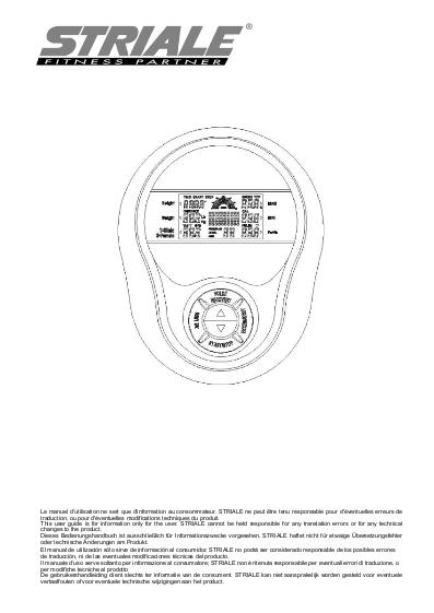 Velo appartement striale notice