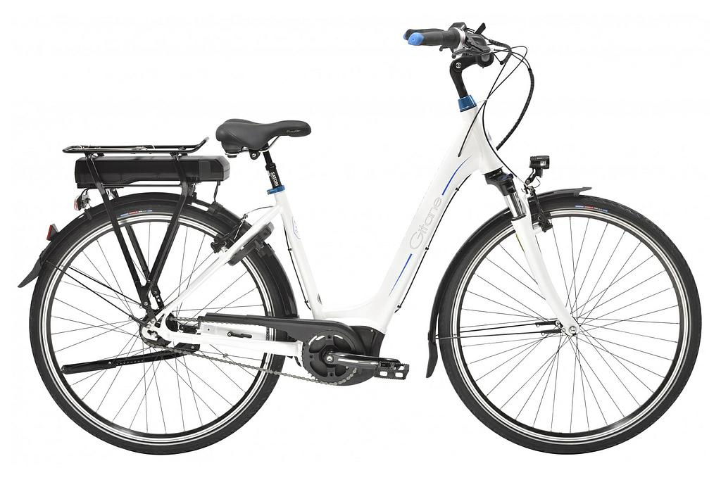 Velo electrique gitane blanc