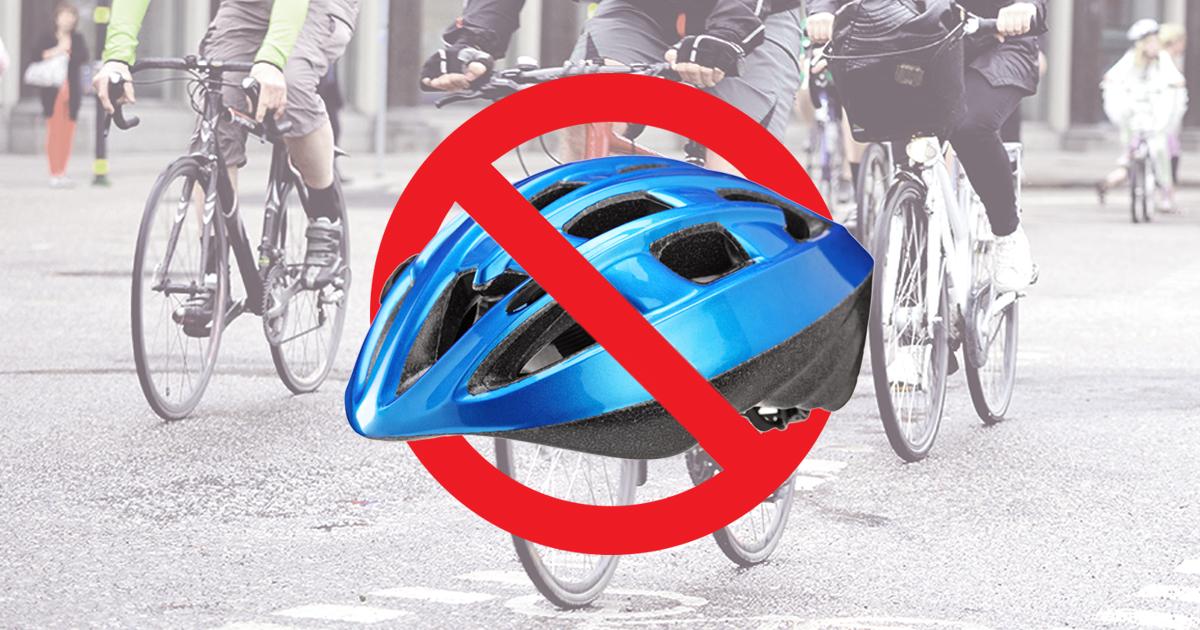 Obligation de porter un casque de velo