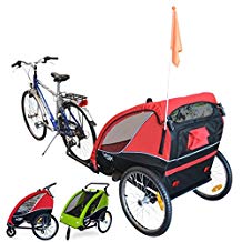 Velo electrique avec remorque avant