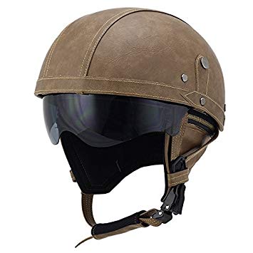 Casque de velo en cuir