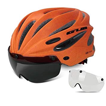 Casque velo porte lunette