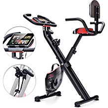 Vélo d´appartement avec ordinateur lcd pliable