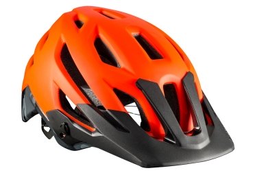 Casque vélo orange fluo