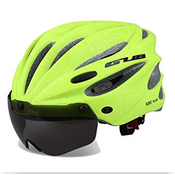 Casque velo pare soleil