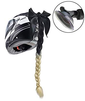 Casque velo queue de cheval