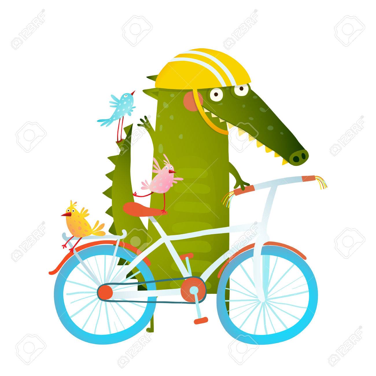 Casque vélo cartoon