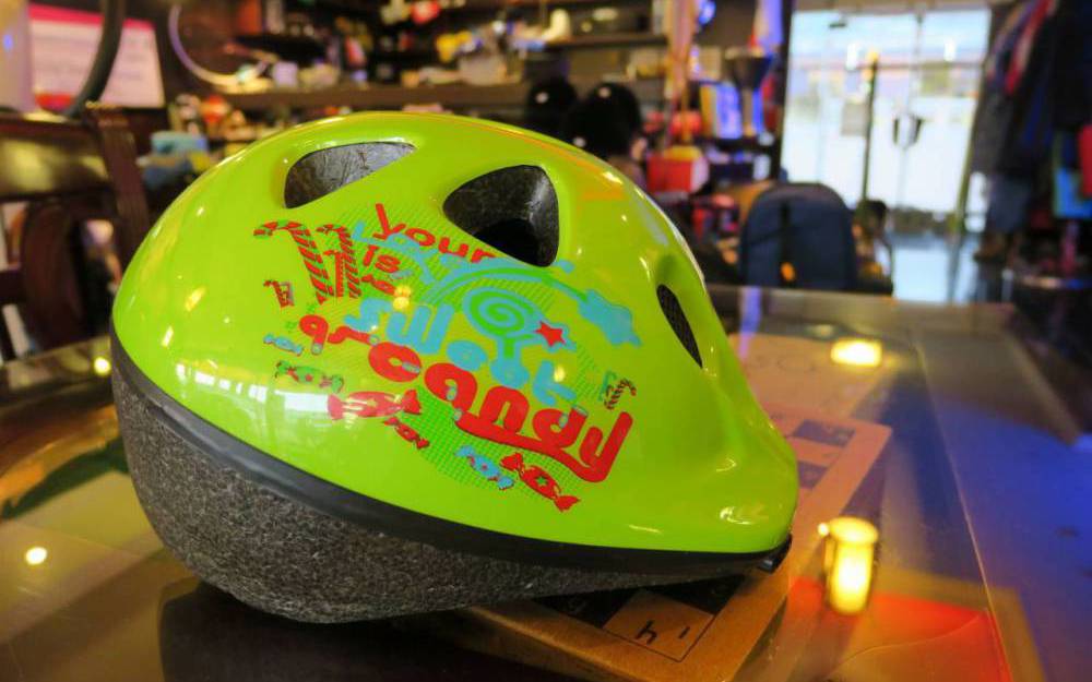 Port du casque vélo amende