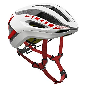 Casque velo route scott fluo