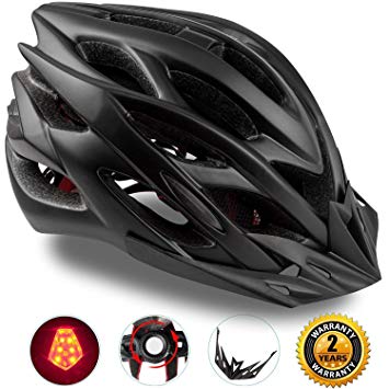 Eclairage casque vélo