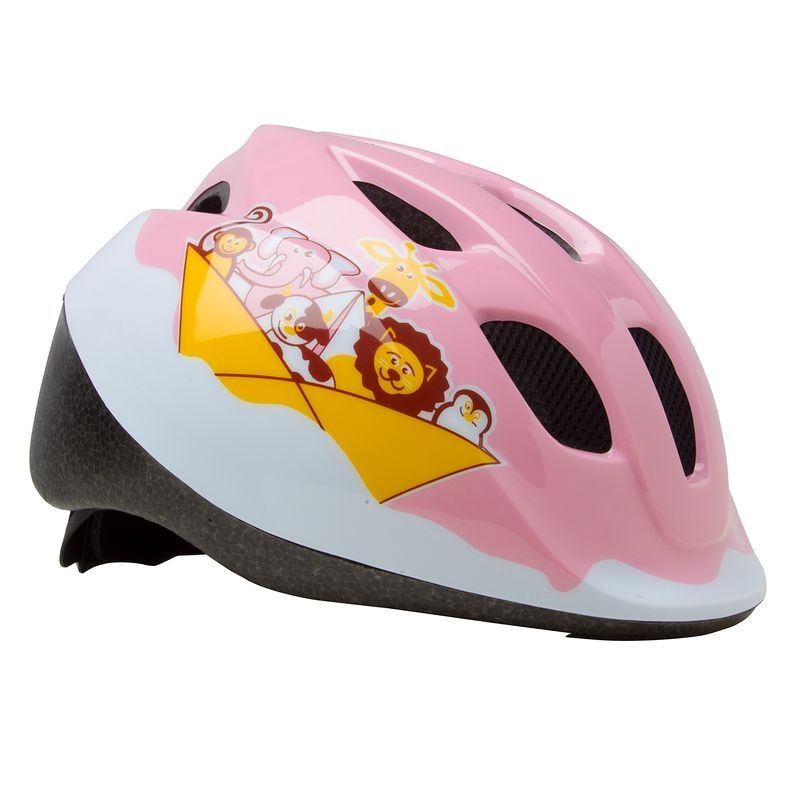 Casque velo enfant 300 rose b'twin