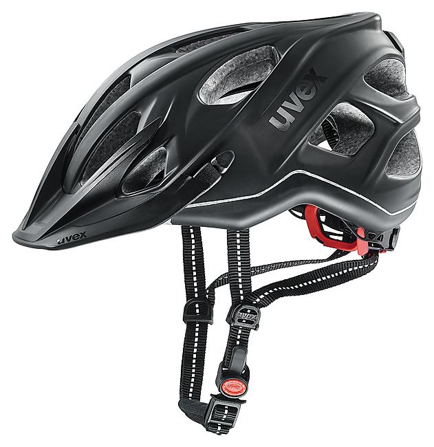 Vieux campeur casque vélo