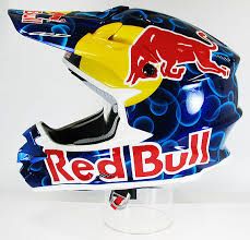 Casque velo red bull