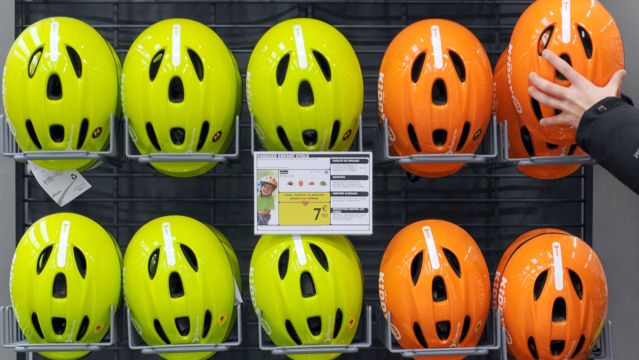 Loi sur le port du casque en velo