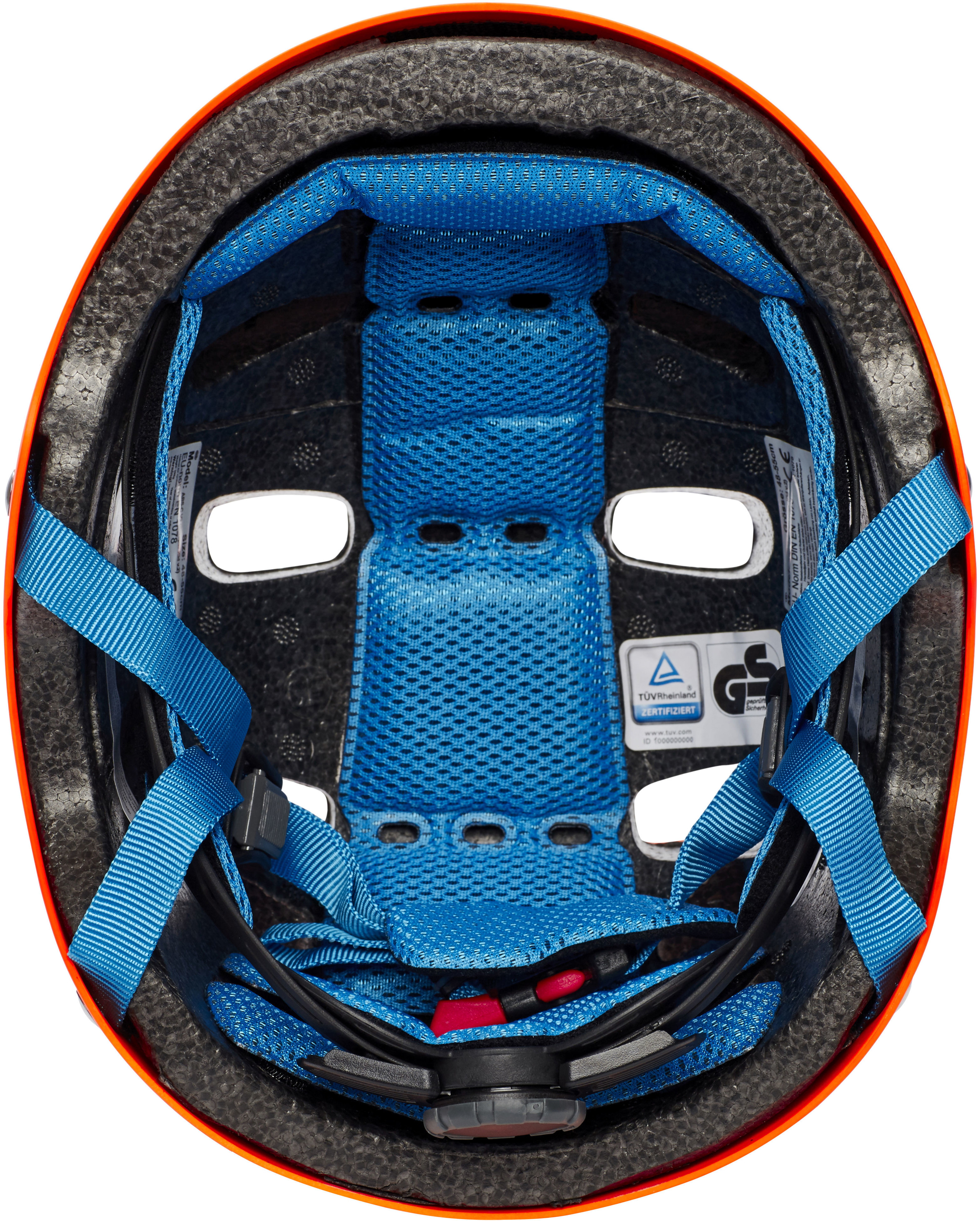 Casque velo enfant orange