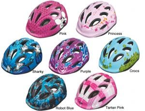 Casque velo enfant flamme