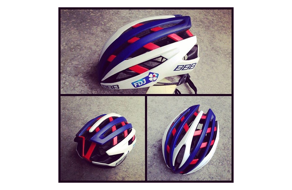 Casque vélo route fdj