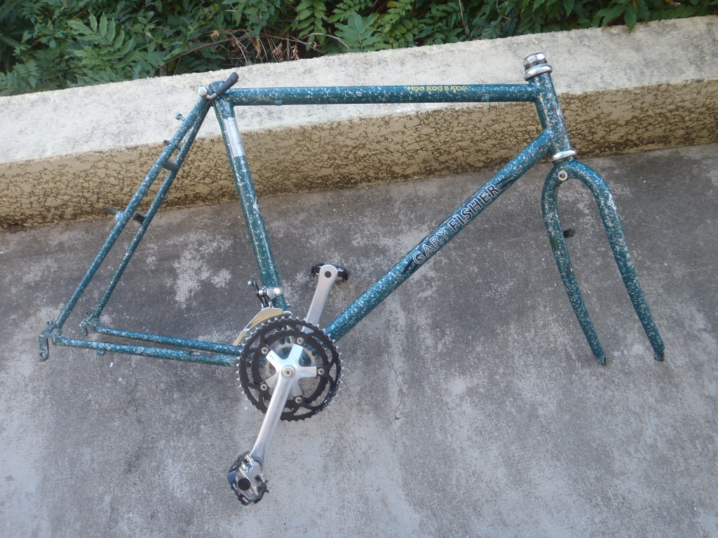 Cadre velo acier occasion