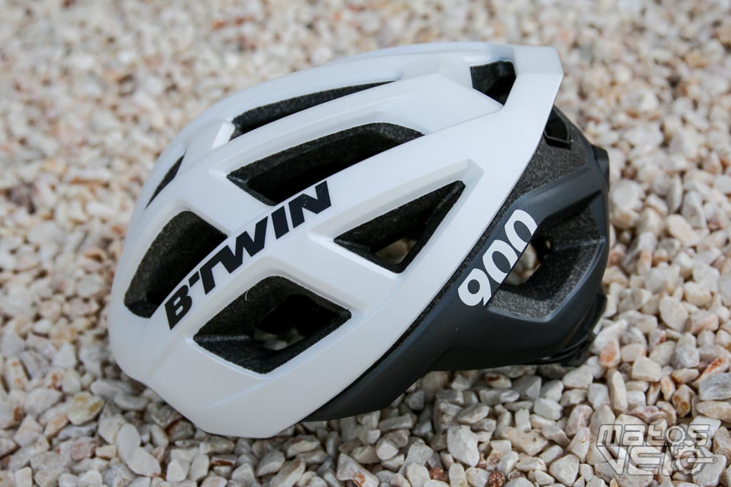 Casque velo 100 gris b'twin
