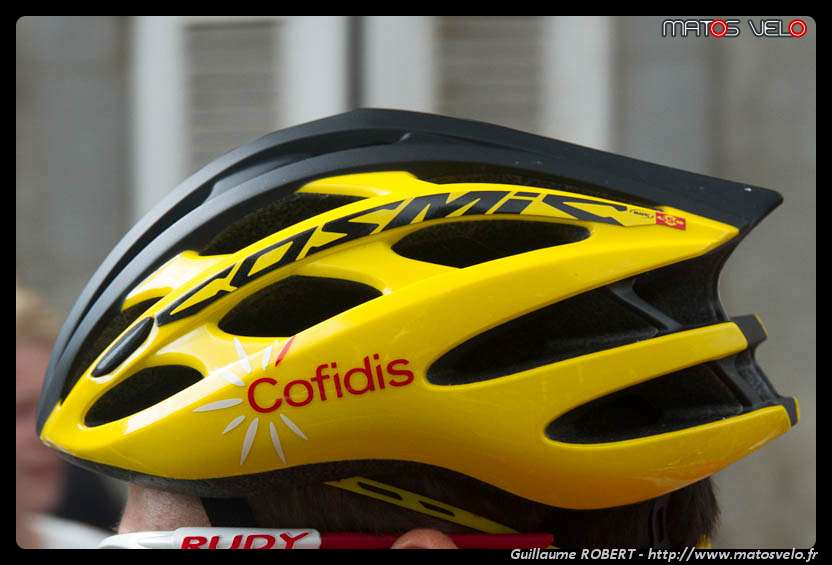 Casque velo route cofidis