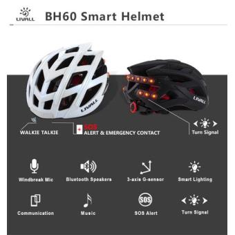 Casque de velo connecte