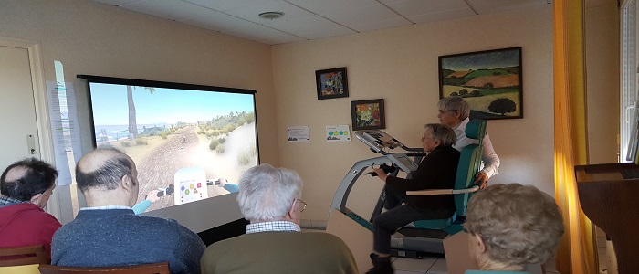 Vélo appartement personne agée