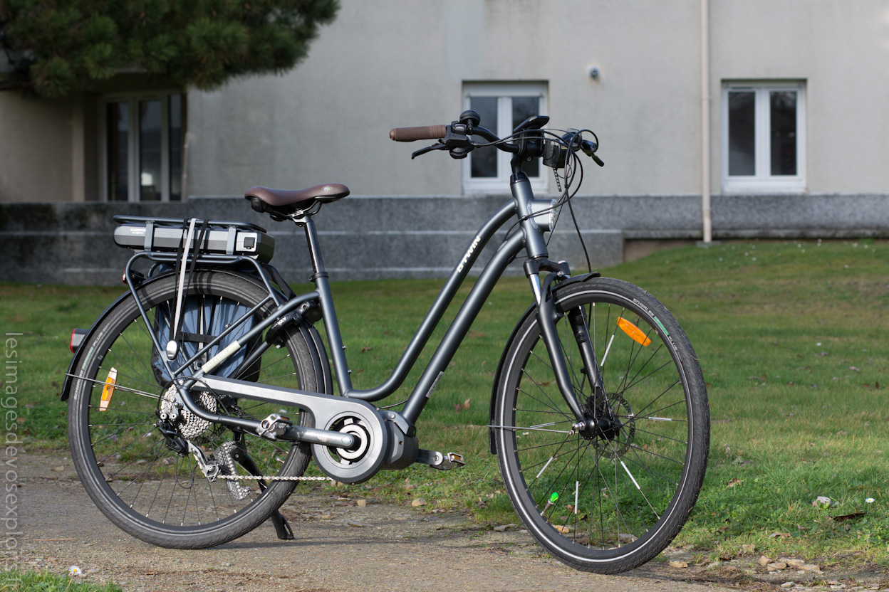 Test velo electrique decathlon 900