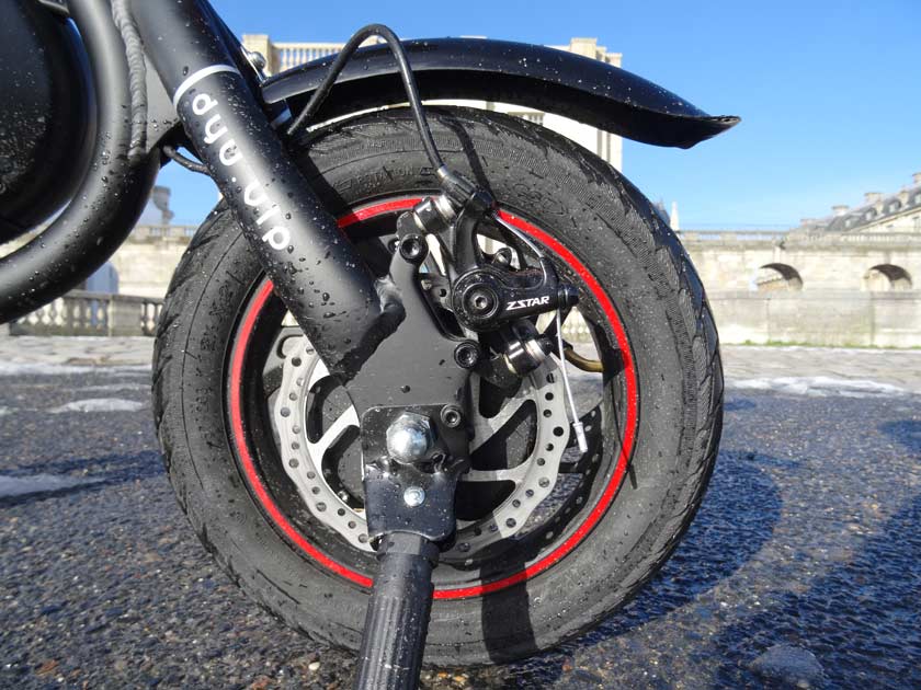 F - roue du vélo electrique