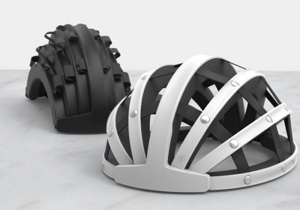 Casque de velo pliable