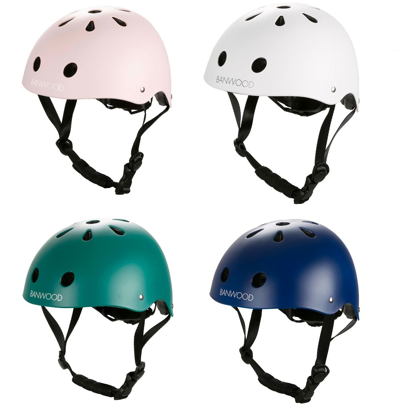 Casque velo bleu marine