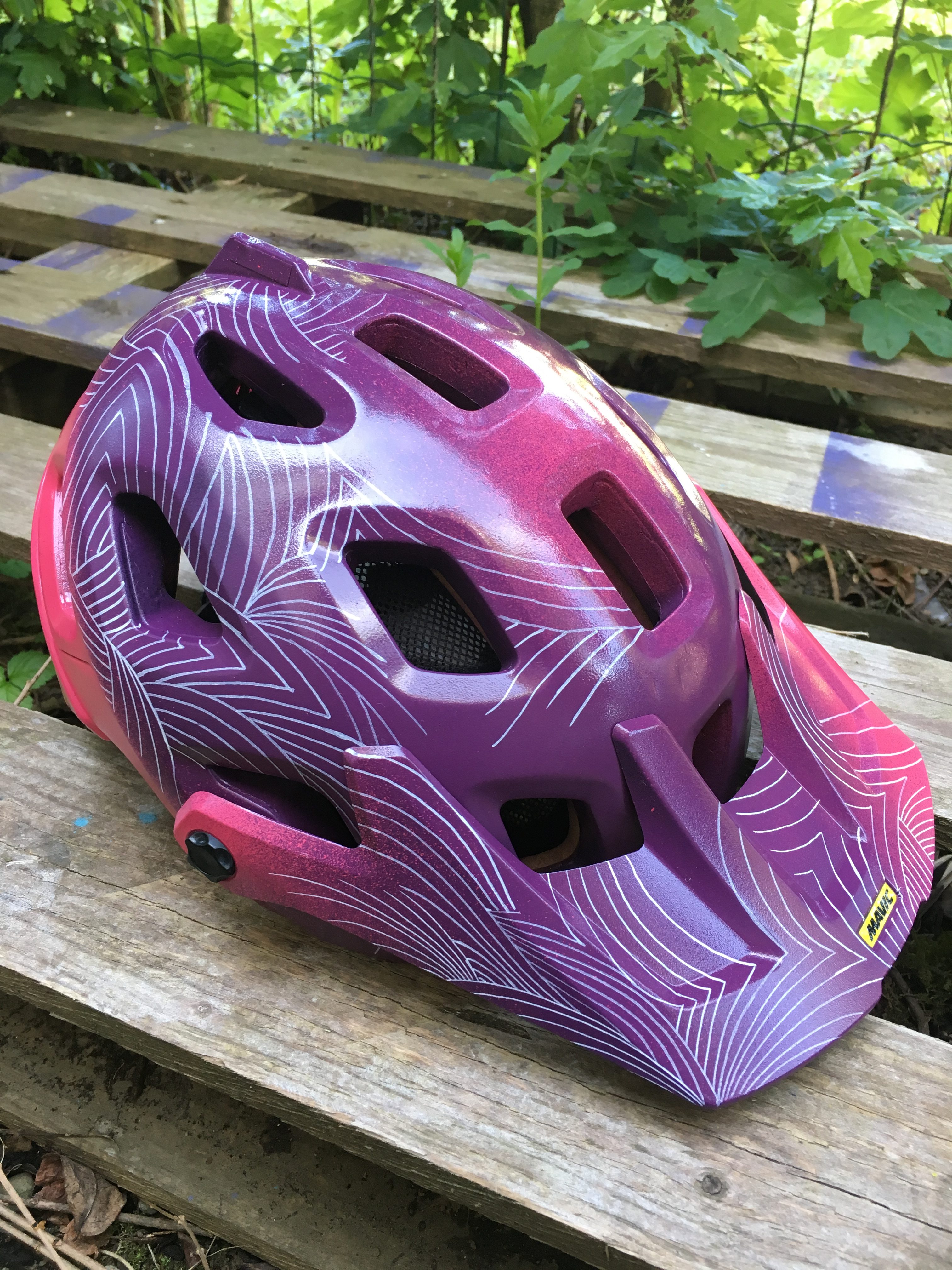 Repeindre un casque de velo
